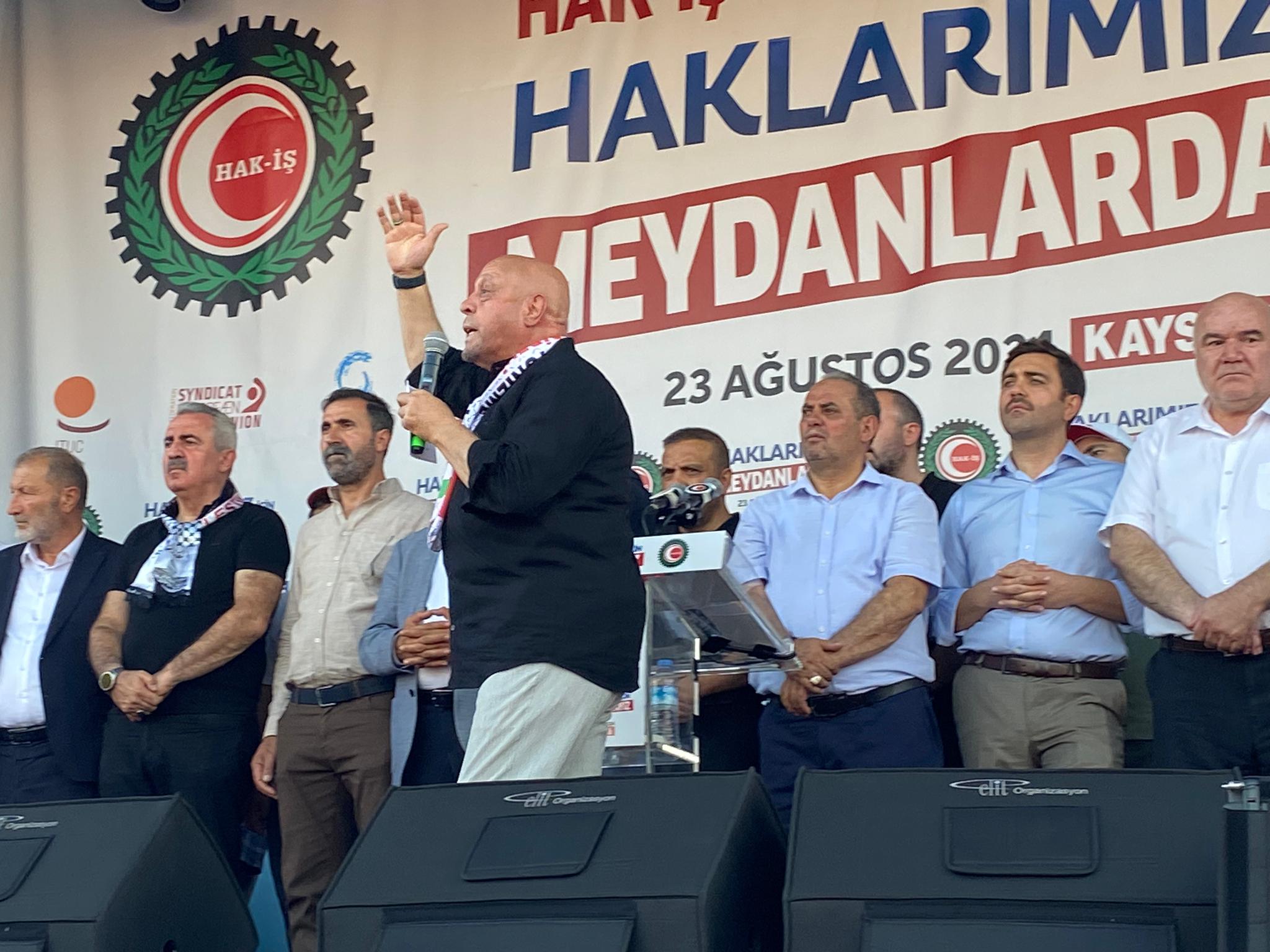 Hak-İş Genel Başkanı Arslan, “Enflasyon kayıplarımızın telafi edilmesini istiyoruz”